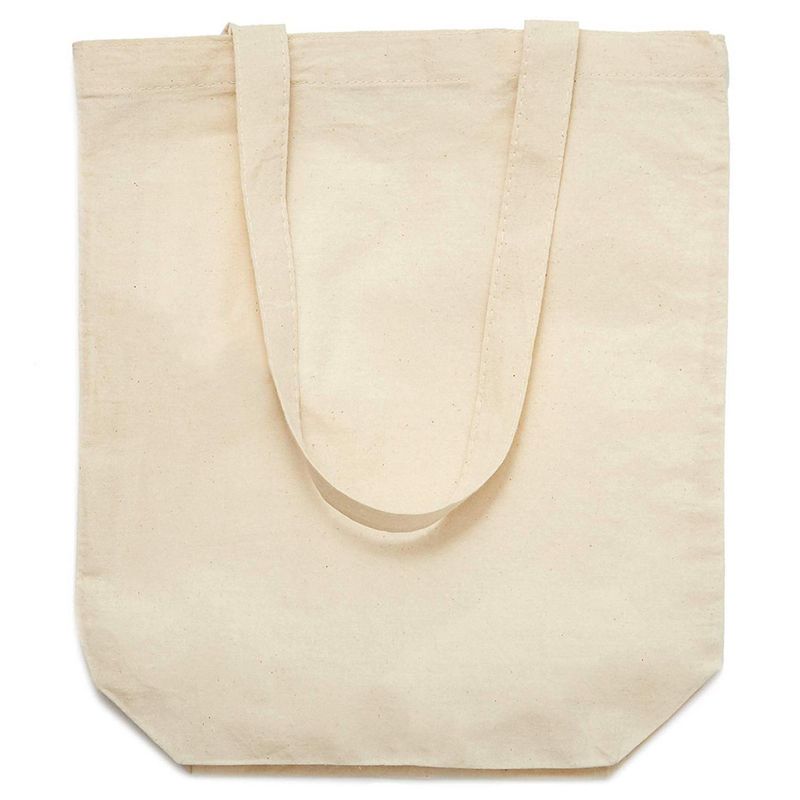  TOPDesign Classic White & Black Cotton Canvas Tote Bag, DIY  Your Creativ Designs (Blank) : Clothing, Shoes & Jewelry