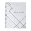 Calendar Journal- 2-Pack Meeting Book for Daily Notes Taking, Business Planner for Project Management, 80 Sheets Each, White, 11 x 8.5 Inches