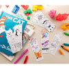 Juvale 24 Pack DIY Color Your Own Bookmarks Bulk, Cute Animal and Action Hero Theme for Kids and Students