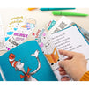 Juvale 24 Pack DIY Color Your Own Bookmarks Bulk, Cute Animal and Action Hero Theme for Kids and Students