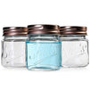 Mini Mason Jars Shot Glasses with Lids in Bulk Set (2 Ounce, 12-Pack)