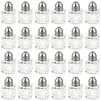 Salt and Pepper Shakers Set - 24-Piece Set of Salt Pepper Shakers, Glass Kitchenware, Mini Salt and Pepper Holders, Transparent, Holds 0.5 Oz