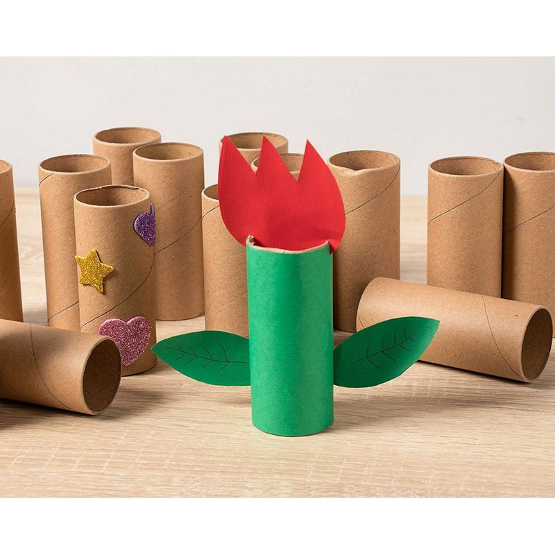 24-Pack Cardboard Tubes Craft Rolls Empty Toilet Paper Rolls for