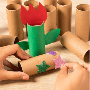 Upcycled Cardboard Roll Cuff – Kid Made Modern