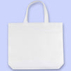 Juvale Bulk Blank White Tote Bags for DIY Crafts, Gifts, Grocery, Party Favors (20 Pack)