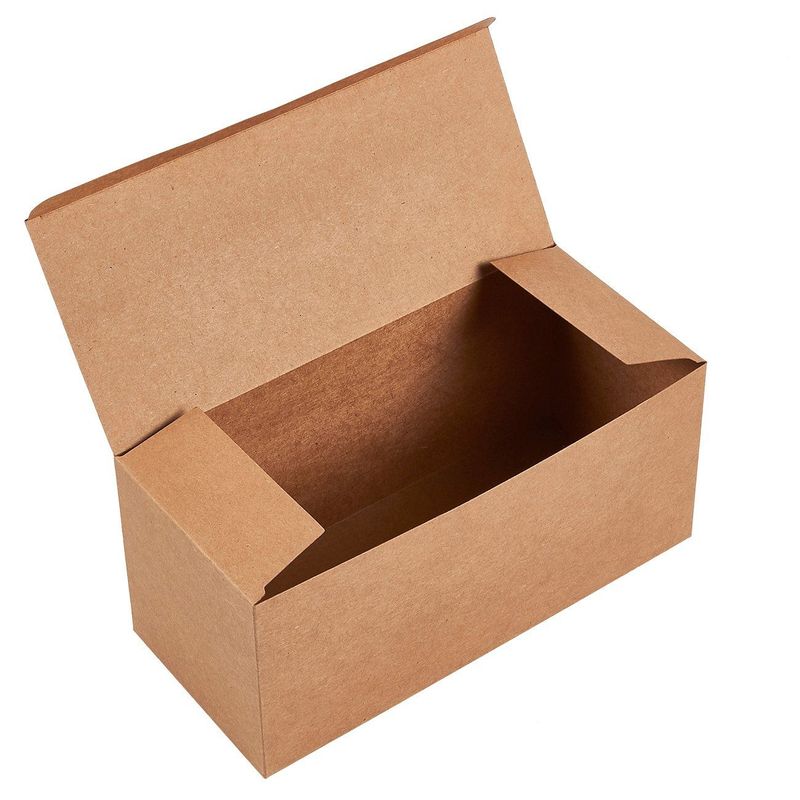 Kraft Gift Boxes, Paper Box with Lid (9 x 4.5 x 4.5 in., 20 Pack)