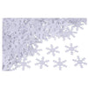 White Snowflake Christmas Confetti for Holiday Crafts and Parties (1.4 Ounces)