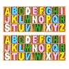 Wooden Letters - 260-Piece Wooden Craft Letters with Storage Tray Set- Wooden Alphabet Letters for Home Decor, Kids Learning Toy - Multicolor, 1 inch