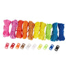 Paracord Rope with Buckles for Crafts (10 Colors, 20 Pieces)