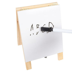 Juvale Small Double Sided Easel, Black Chalkboard & White Dry Erase Boards (5.5 x 7.8 x 1 in)