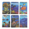 Juvale Spiral Notepads with Ocean Animal Design (2.75 x 4.25 Inches, 24-Pack)