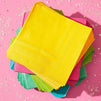 Tropical Neon Paper Napkins, 5 Colors (5 x 5 Inches, 200 Pack)