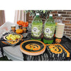 Pumpkin Halloween Party Supplies, Includes Plates, Napkins, Cups and Cutlery (Serves 24, 144 Pieces)