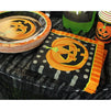Pumpkin Halloween Party Supplies, Includes Plates, Napkins, Cups and Cutlery (Serves 24, 144 Pieces)