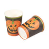 Pumpkin Halloween Party Supplies, Includes Plates, Napkins, Cups and Cutlery (Serves 24, 144 Pieces)