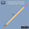 Mason Bee Nest 8mm Cardboard Tubes Refill (6 In, 100-Pack)