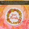 Give Thanks Paper Plates for Thanksgiving Party (9 In, 80 Pack)