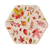 Fall Leaves Paper Plates for Thanksgiving Party (9 In, 50 Pack)