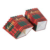 Cheers Plaid Popcorn Boxes for Holiday Parties and Movies (3.3 x 5.5 in, 100 Pack)