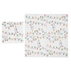 Christmas Lights Dinnerware Set, Paper Plates, Plastic Cutlery, Cups, and Napkins (Serves 24, 144 Pieces)