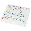 Holiday Light Paper Napkins, Christmas Party Supplies (White, 6.5 x 6.5 In, 100 Pack)