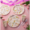 Floral Paper Plates, Watercolor Flowers (9 in., 80 Pack)