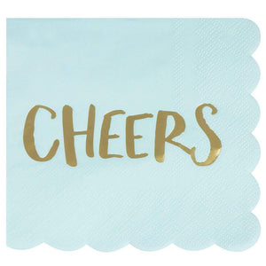 Festive Cocktail Party Napkins for Birthday, Graduation Party (5 In, 4 Colors, 100 Pack)