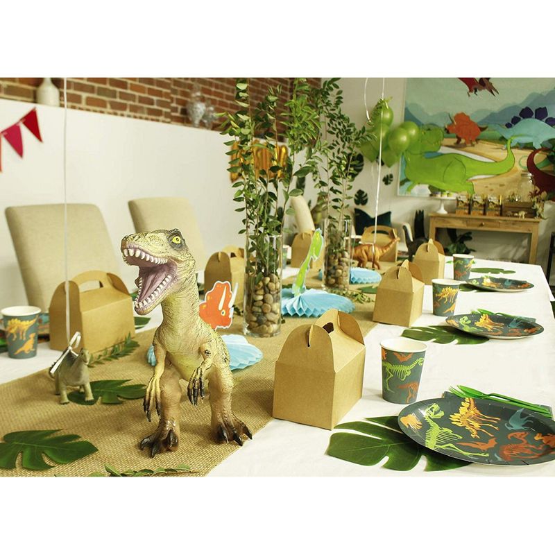 Dinosaur Party Bundle, Includes Plates, Napkins, Cups, and Cutlery (24 Guests,144 Pieces)