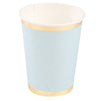 Light Blue Paper Cups, Disposable Party Supplies (9 oz, 50 Pack)