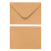 Juvale 100 Pack Kraft Paper A1 Envelopes for 3x5 Inch Wedding, Baby Shower Invitations