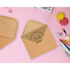 A2 Envelopes Bulk - 100-Count A2 Invitation Envelopes, Kraft Paper Envelopes for 5 x 4 Inch Wedding, Baby Shower, Party Invitations, V-Flap Photo Envelopes, Brown, 5.75 x 4.375 Inches