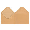 A2 Envelopes Bulk - 100-Count A2 Invitation Envelopes, Kraft Paper Envelopes for 5 x 4 Inch Wedding, Baby Shower, Party Invitations, V-Flap Photo Envelopes, Brown, 5.75 x 4.375 Inches