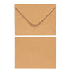 A2 Envelopes Bulk - 100-Count A2 Invitation Envelopes, Kraft Paper Envelopes for 5 x 4 Inch Wedding, Baby Shower, Party Invitations, V-Flap Photo Envelopes, Brown, 5.75 x 4.375 Inches