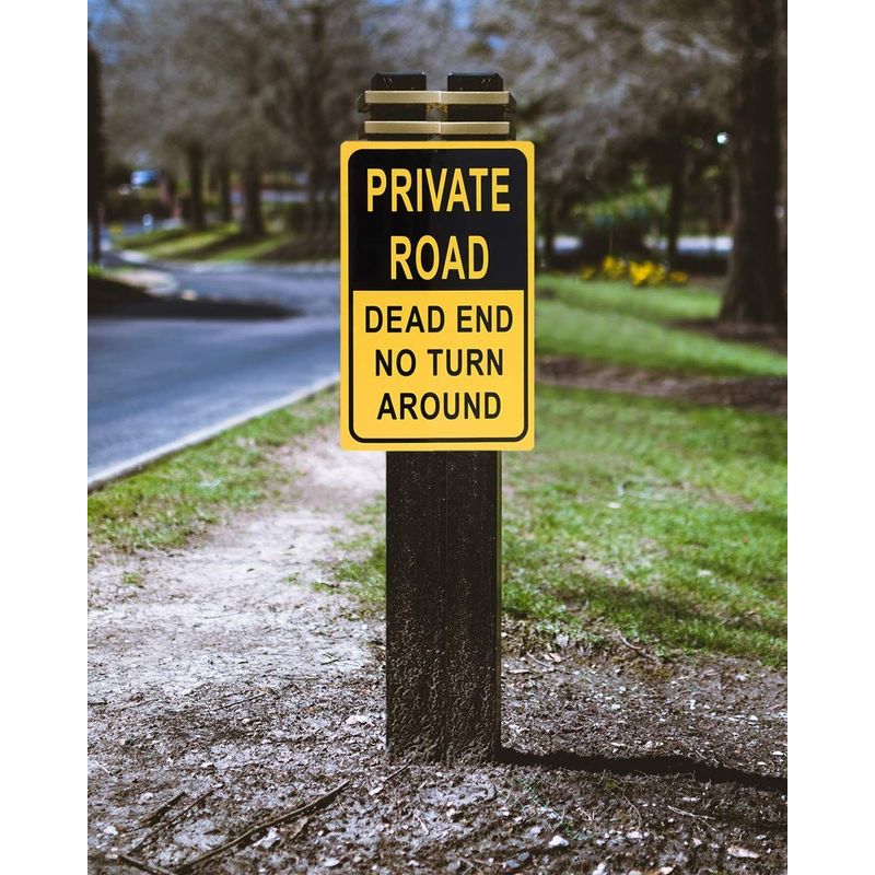 Turn Around Sign