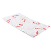 Candy Cane White Tablecloth for Christmas Party (54 x 108 in, 3 Pack)