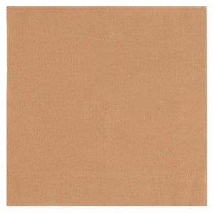 Kraft Party Supplies, Brown Paper Napkins (5 x 5 In, 250 Pack)