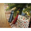 Juvale Christmas Tree Skirt, Ruffled Trim - Xmas Tree Decoration, Cotton Christmas Tree Decor, Brown - 49.5 x 0.1 x 49.5 Inches