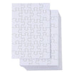 Juvale Blank Puzzle - 48-Pack White Jigsaw Puzzles for DIY Kids Color-in Crafts Projects Weddings 28 Pieces Each 5.5 x 8 Inches