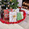 Gift Wrapping Paper Boxes with Lids for Christmas Presents (3 Sizes, 4 Designs)