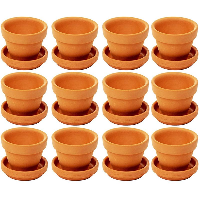 Juvale 10-pack 1.5-inch Mini Terracotta Plants Pots With Holes For Cactus,  Succulents, Tiny Clay Flower Pot Planters For Nursery, Indoor Garden :  Target