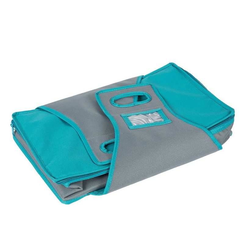 Insulated Casserole Carrier, Thermal Lunch Container for Hot Food  Transport, Picnics (Teal and Gray, 16 x 10 x 4 In)