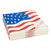 American Flag Party Bundle, Includes Paper Plates, Napkins, Cups and Cutlery (Serves 24, 144 Total Pieces)