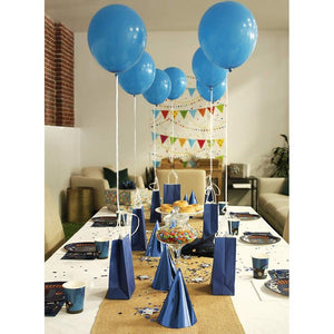 Police Party Bundle, Includes Plates, Napkins, Cups, Cutlery (24 Guests,144 Pieces)