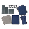 4-Tier Dresser Drawer Organizer, Storage for Clothes (16.5 x 13 In, Blue)