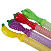 24-Pack Bubble Wands - Play Bubbles - Bubble Stick Party Favors, Fruit-Themed Bubble Party Supplies for Kids Parties, Celebrations, Birthdays, 4 Designs, 120ml (3.74oz), 1.2 x 14.7 x 1.2 Inches