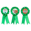 Juvale Red and Green Ugly Christmas Sweater Ribbon Awards (3 x 6.2 in, 12 Pack)