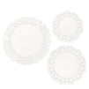 Lace Doilies Paper - 150-Piece Round Decorative Paper Placemats Bulk for Cake