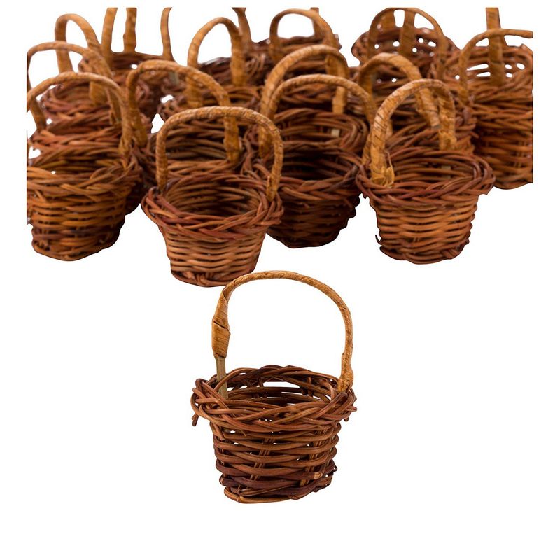 Wicker Basket Decorative Basket Bin Colombian Small Purse 4 