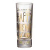 New Years Shot Glasses, NYE Party Supplies (Gold Foil, 2 oz, 5 Pack)
