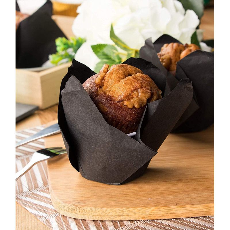 Greaseproof Tulip Cupcake Wrappers Muffin Liners Baking Cups for Birthday  Bulks